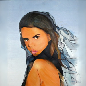 Beauté rebelle – Regard hypnotisant – Portrait féminin – Stemma Artkin – Stéphanie R